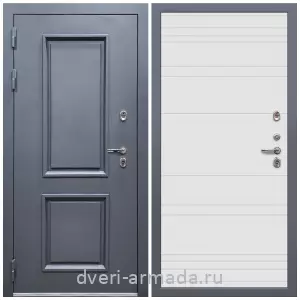 Толстые входные двери, Дверь входная уличная в дом Армада Корса / МДФ 6 мм ФЛ Дуб кантри белый горизонт