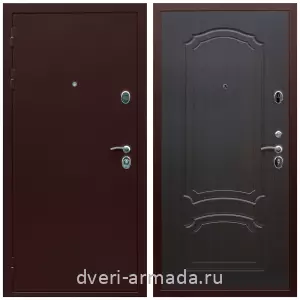 Входные двери толщиной 70 мм, Дверь входная элитная Армада Люкс Антик медь / ФЛ-140 Венге утепленная парадная