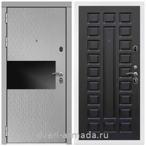 Двери МДФ для квартиры, Дверь входная Армада Престиж Белая шагрень МДФ 16 мм Милк рикамо софт / МДФ 16 мм ФЛ-183 Венге