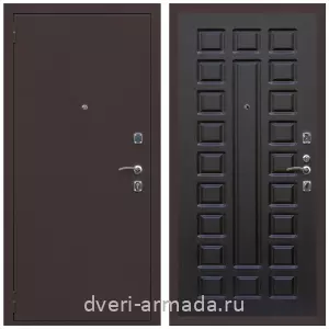 Входные двери лофт, Дверь входная Армада Комфорт Антик медь / ФЛ-183 Венге
