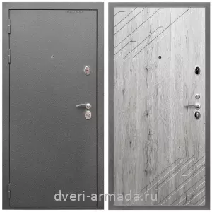 Входные двери толщиной 80 мм, Дверь входная Армада Оптима Антик серебро / ФЛ-143 Рустик натуральный