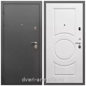 Взломостойкие входные двери 1.2, Дверь входная Армада Гарант / МДФ 16 мм МС-100 Белый матовый
