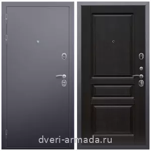 Офисные, Дверь входная Армада Люкс Антик серебро / МДФ 16 мм ФЛ-243 Венге