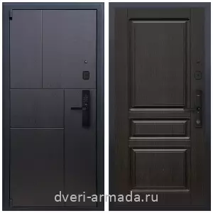 Толстые входные двери, Дверь входная Армада Бастион МДФ 16 мм Kaadas S500 / МДФ 16 мм ФЛ-243 Венге