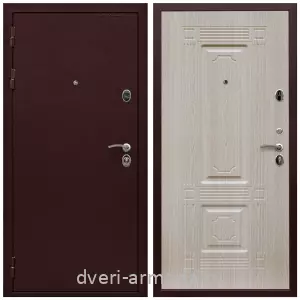 Антивандальные, Антивандальная металлическая  дверь входная Армада Престиж 2 Антик медь / МДФ 16 мм ФЛ-2 Дуб беленый