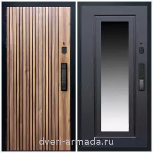 Входные металлические двери в Московской области, Умная входная смарт-дверь Армада Вектор МДФ 10 мм Kaadas K9 / МДФ 16 мм ФЛЗ-120 Венге