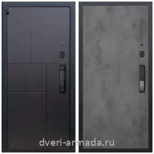 Металлические двери с шумоизоляцией и толстым полотном, Дверь входная Армада Бастион МДФ 16 мм Kaadas K9 / МДФ 10 мм ФЛ-291 Бетон темный