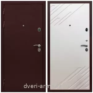 Антивандальные, Антивандальная металлическая  дверь входная Армада Престиж 2 Антик медь / МДФ 16 мм ФЛ-143 Шате крем