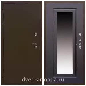 Входные двери толщиной 1.2 мм, Дверь входная уличная в дом Армада Термо Молоток коричневый/ МДФ 16 мм ФЛЗ-120 Венге