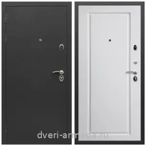 Входные двери классика, Дверь входная Армада Престиж Черный шелк / ФЛ-119 Белый матовый