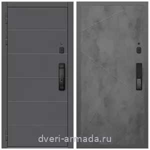 Дверь входная Армада Роуд МДФ 10 мм Kaadas K9 / МДФ 10 мм ФЛ-291 Бетон темный
