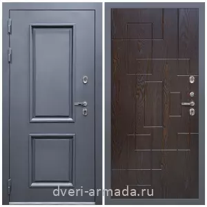 Большие входные двери, Дверь входная уличная в дом Армада Корса / МДФ 16 мм ФЛ-57 Дуб шоколад