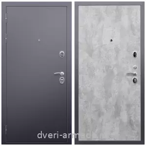 Заводские входные двери, Дверь входная металлическая взломостойкая Армада Люкс Антик серебро / ПЭ Цемент светлый