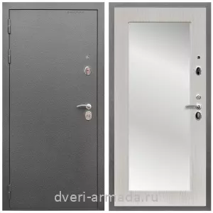 Правые входные двери, Дверь входная Армада Оптима Антик серебро / МДФ 16 мм ФЛЗ-Пастораль, Дуб белёный