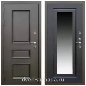 Толстые входные двери, Дверь входная уличная в дом Армада Фаренгейт / МДФ 16 мм ФЛЗ-120 Венге для загородного дома