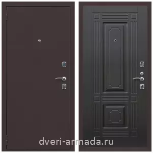 Входные двери 960 мм, Дверь входная Армада Комфорт Антик медь / ФЛ-2 Венге