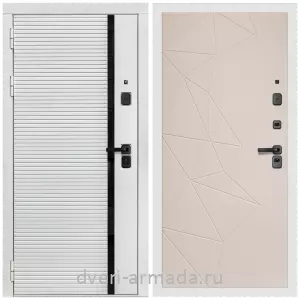 Входные двери толщиной 1.2 мм, Дверь входная Армада Каскад WHITE МДФ 10 мм / МДФ 16 мм ФЛ-139 Какао нубук софт