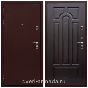 Антивандальные, Антивандальная металлическая  дверь входная Армада Престиж 2 Антик медь / МДФ 16 мм ФЛ-58 Венге