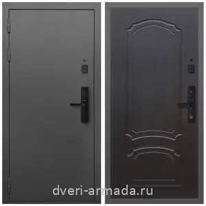 Входные двери с тремя петлями, Умная входная смарт-дверь Армада Гарант Kaadas S500/ МДФ 6 мм ФЛ-140 Венге