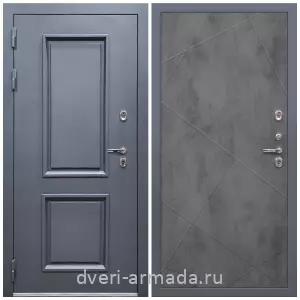 Большие входные двери, Дверь входная уличная в дом Армада Корса / МДФ 10 мм ФЛ-291  Бетон темный