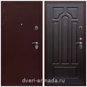 Элитные для коттеджей, Дверь входная Армада Люкс Антик медь / ФЛ-58 Венге