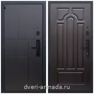 Толстые входные двери, Дверь входная Армада Бастион МДФ 16 мм Kaadas S500 / МДФ 6 мм ФЛ-58 Венге