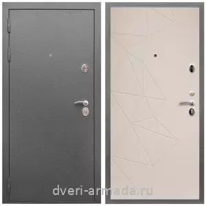 Правые входные двери, Дверь входная Армада Оптима Антик серебро / МДФ 16 мм ФЛ-139 Какао нубук софт
