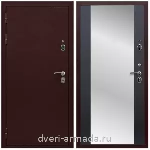 Белые двери с зеркалом, Дверь входная Армада Престиж Антик медь / МДФ 16 мм СБ-16 Венге