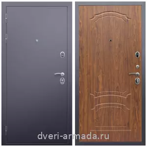 Красивые входные двери, Дверь входная металлическая утепленная Армада Люкс Антик серебро / ФЛ-140 Морёная береза двухконтурная