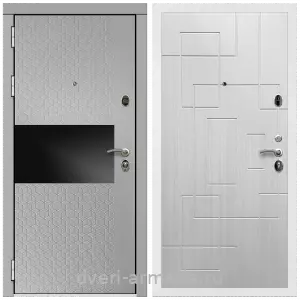 Входные двери МДФ с двух сторон, Дверь входная Армада Престиж Белая шагрень МДФ 16 мм Милк рикамо софт / МДФ 16 мм ФЛ-57 жемчуг