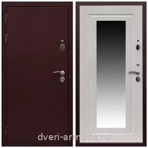 Антивандальные, Антивандальная металлическая  дверь входная Армада Престиж 2 Антик медь / МДФ 16 мм ФЛЗ-120 Дуб беленый