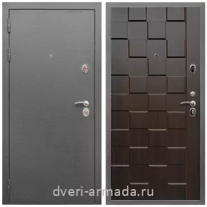 Правые входные двери, Дверь входная Армада Оптима Антик серебро / МДФ 16 мм ОЛ-39 Эковенге