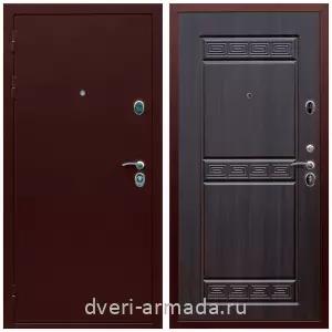 Входные двери толщиной 70 мм, Дверь входная элитная в квартиру стальная Армада Люкс Антик медь / ФЛ-242 Эковенге с панелями