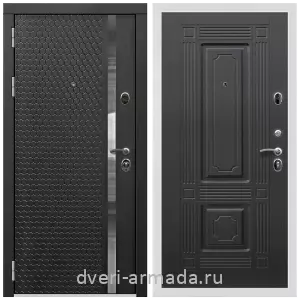 Входные двери МДФ с двух сторон, Дверь входная Армада Престиж Белая шагрень МДФ 16 мм ФЛН - 501 / МДФ 16 мм ФЛ-2 Венге