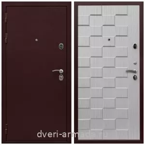 Антивандальные, Антивандальная металлическая  дверь входная Армада Престиж 2 Антик медь / МДФ 16 мм ОЛ-39 Лиственница беж