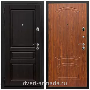 Двери МДФ для квартиры, Дверь входная Армада Премиум-Н МДФ 16 мм ФЛ-243 Венге / МДФ 16 мм ФЛ-140 Мореная береза
