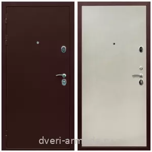 Входные двери лофт, Дверь входная утепленная Армада Люкс Антик медь / ПЭ Венге светлый