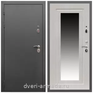 Входные двери с зеркалом и теплоизоляцией, Дверь входная Армада Гарант / МДФ 16 мм ФЛЗ-120 Дуб белёный