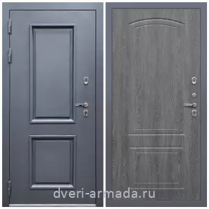 Толстые входные двери, Дверь входная уличная в дом Армада Корса / МДФ 6 мм ФЛ-138 Дуб филадельфия графит
