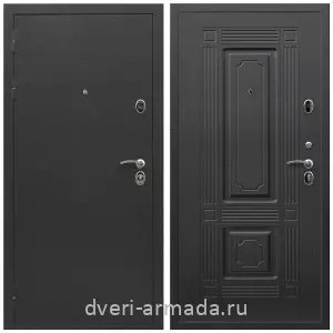 Входные двери хай-тек, Дверь входная Армада Престиж Черный шелк / ФЛ-2 Венге