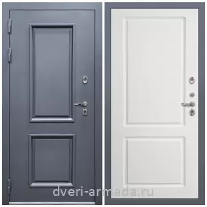 Толстые входные двери, Дверь входная уличная в дом Армада Корса / МДФ 16 мм ФЛ-117 Белый матовый