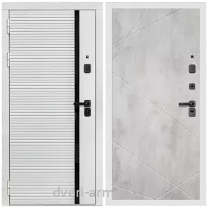 Входные двери толщиной 1.2 мм, Дверь входная Армада Каскад WHITE МДФ 10 мм / МДФ 10 мм ФЛ-291 Бетон светлый