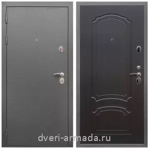 Взломостойкие входные двери 1.5, Дверь входная Армада Оптима Антик серебро / ФЛ-140 Венге