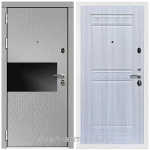 Входные двери с двумя петлями, Дверь входная Армада Престиж Белая шагрень МДФ 16 мм Милк рикамо софт / МДФ 10 мм ФЛ-242 Сандал