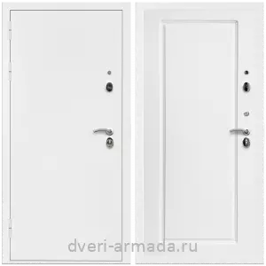 Белые, Дверь входная Армада Оптима Белая шагрень / ФЛ-119 Белый матовый