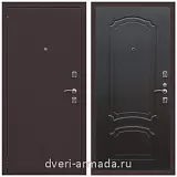 Дверь входная Армада Комфорт Антик медь / ФЛ-140 Венге