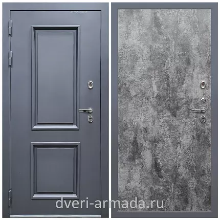 Дверь входная уличная в дом Армада Корса / МДФ 6 мм ПЭ Цемент темный