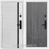 Умная входная смарт-дверь Армада Каскад WHITE Kaadas S500 / ФЛ-58 Дуб Филадельфия графит